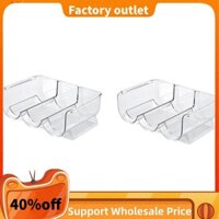 2 Gói Bình Nước Người Tổ Chức Giá Đỡ Nhà Bếp Thức Ăn Người Tổ Chức Giá Đỡ Tủ Lạnh Khăn Giấy Và Thùng Bảo Quản, Giá Đựng Có Thể Xếp Chồng