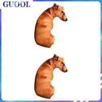 2 Gối Cho Chó, Đồ Chơi Sang Trọng, Ôm, Gối Sang Trọng Cho Trẻ Em Và Người Lớn, Chó