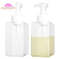 2 Gói Hộp Đựng Xà Phòng Tạo Bọt 15Oz Xà Phòng Tay Lỏng Xốp Có Thể Đổ Lại Hộp Đựng Chai Bơm Nhựa Trống - Trong Suốt 450Ml