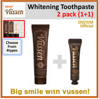 [2 gói] Kem đánh răng làm trắng da Vussen [+ V28 34g] / Chăm sóc nha khoa cao cấp Hàn Quốc đích thực |Có sẵn 4