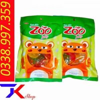 2 gói Kẹo dẻo trái cây Zoo Jelly 100g