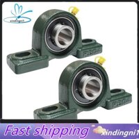 2 Gói Vòng bi gắn khối gối UCP204-12 - Lỗ khoan 3 / 4 Inch - Đế gang rắn - Tự căn chỉnh