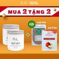 [2 HỘP 550G] - Kem trắng da Body Milk ủ trắng body, kem make up body nhẹ nhàng giá sỉ - ROXI Beauty