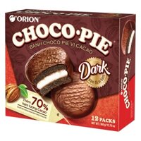 2 hộp Bánh Orion Chocopie Dark Hộp 360G (12 Cái)