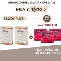 2 Hộp Cà Phê Chocotox Fitplus tặng 3 Miếng Dán Tan Mỡ Fitplus+ Slim Patch