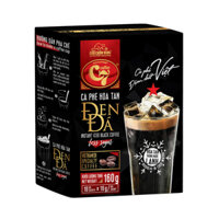 2 Hộp - Cà Phê Hòa Tan 2in1 (Đen Đá) - Con Chồn Vàng C7 - Hộp 10gói x 16gr.