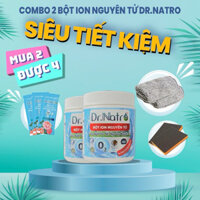 2 hộp ion nguyên tử(Tẩy lồng máy giặt và các vật dụng thâm kim ,nấm mốc)
