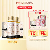 2 Hộp Nước Uống Làm Đẹp Collagen ADIVA 14Chai Hộp