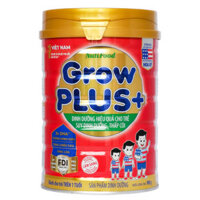 2 Hộp Sữa Bột Nutifood Grow Plus Đỏ 900g