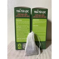 2 hộp trà lá hoa đu đủ đực, trà gạo cẩm Bảo Khang, trà mát gan, lão hóa, ung thư, tốt cho tiêu hóa D