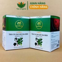 2 hộp Trà thảo mộc Cà Gai Leo Xạ Đen giải độc gan thanh nhiệt cơ thể 60 túi lọc Tea Organic