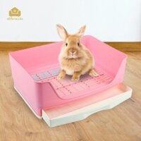 2 Hộp Vệ Sinh Chậu Góc Khay Ngăn Kéo Chảo Thú Cưng