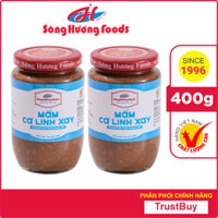 2 Hũ Mắm Cá Linh Xay Sông Hương Foods Hũ 400g - Nấu lẩu mắm , Chưng trứng , mắm chưng, bún