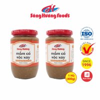 2 Hũ Mắm Cá Sặc Xay Sông Hương Foods Hũ 400g - Nấu lẩu mắm , Chưng trứng , mắm chưng, bún