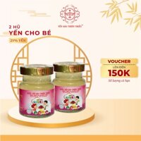 [2 Hũ] Nước Yến Sào Cao Cấp 25% Yến, Yến KIDS Bổ Sung Dinh Dưỡng Dành Cho Bé - 2 Hũ - 70ml/Hũ - Yến Thiên Triều