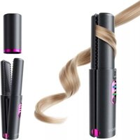 2 in 1 Hair Straightener Portable Mini Hair Curler Constant Temperature Curler Hair Styling Flat Straightener