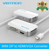 2 in 1 Mini Displayport DP To HDMI VGA Adapter Mini DP Converter HBBWB Vention