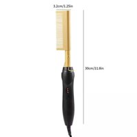 2 in 1 Wireless Professional Hair Straightener Curler Comb Fast Heating Negative Ion Straightening Curling Brush Styling Comb