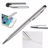 2 in1 Touch Screen Stylus Ballpoint Pen for iPad iPhone Samsung Tablet