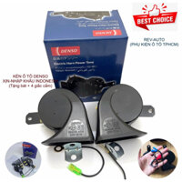 2 KÈN SÒ ĐIỆN Ô TÔ-2 Giăc  Nhập Indonesia(tặng giắc cắm,bát)