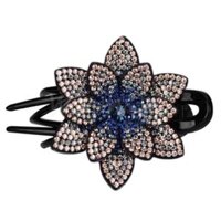 2 Kẹp tóc đính đá hình bông hoa sang trọng