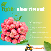 2 kg Hành tím Huế Ninh Thuận chắc củ, to đều loại NGON