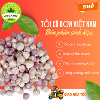 2 kg tỏi cô đơn, 1 nhánh, mồ côi Việt Nam loại NHỎ ngon lành, bón phân sinh học cực tốt cho sức khỏe