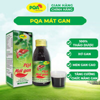 2 lọ PQA MÁT GAN dùng cho người gan nóng nhiệt, men gan cao, viêm gan, suy gan, xơ gan cổ chướng, dị ứng, mẩn ngứa