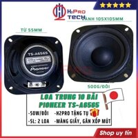 2 Loa Trung 10, Loa Cánh Ô Tô 10Cm Pioneer Ts-A6565 Nhật Bãi, 50W-6 Ôm,Từ 55, Chất Âm Tốt, Lời Sáng Rõ-H2Pro Tech