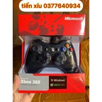 (2 loại) tay cầm Xbox360 có dây cho pc/laptop tay bấm xbox 360 chơi pes fifa online