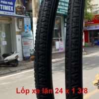 2 Lốp xe lăn Lucass cỡ 24 x 1 3/8 lốp đặc không săm cho xe X88, X68, X39BJ
