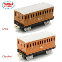 2 Mảnh Thomas Và Những Người Bạn Tàu Từ Tính Annie Clarabel 1: 43 Hợp Kim Kim Kim Loại Đường Sắt Đồ Chơi Xe Ô Tô Cho Trẻ Em Sinh Nhật Giáng Sinh