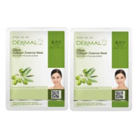 2 Mặt nạ Dermal dưỡng chất tinh dầu Olive  Collagen Dermal