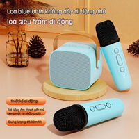 2 micro không dây Bluetooth mini Loa karaoke ngoài trời Máy tính để bàn cầm tay loa nhỏ