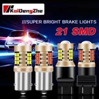 2 Miếng 21SMD Đèn Phanh Xe Ô Tô BA15S P21W 1156 BAY15D P21 / 5W 1157 3157 7443 T20 12V Bóng Đèn LED Ô Tô