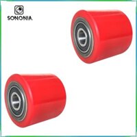 2 Miếng Bánh Xe Con Lăn Có Vòng Bi Xe Nâng Mặt Đất Xe Nâng Bánh Xe Tải Tải Tải Bánh Xe Pallet Xe Tải Bánh Xe