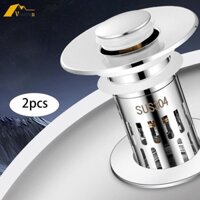 2 Miếng Chặn Bồn Rửa Vòi Lọc Thoát Nước Cho Khách Sạn Slop Nhà Vệ Sinh