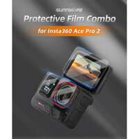 2 Miếng Dán Bảo Vệ Màn Hình Ống Kính Máy Ảnh Kính Cường Lực Cho Insta360 Ace Pro 2