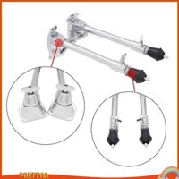 2 Miếng Nhôm Bass Trống Chân Trống Bộ Trống Bộ Dụng Cụ Gõ Phần DIY 21X18.5CM