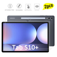 2 Miếng Sơn Dầu Trong Suốt Kính Cường Lực HD Phim Cứng Chống Trầy Xước Bảo Vệ Màn Hình Cho Samsung Galaxy Tab S10 + S10 Plus 12.4 SM-X826B SM-X820