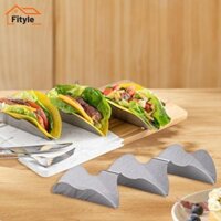 2 Miếng Taco Rack Dễ dàng truy cập Tortilla Giá đỡ Khe cắm ngón tay sáng tạo