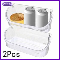 2 Miếng Tủ Lạnh Cửa Thùng Kệ Người Tổ Chức Tủ Lạnh Bảo Quản Ngăn Kéo Trứng Hộp Bảo Quản Kéo Ra Thùng Cho Tủ