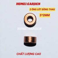 2 ống lót mini bằng đồng thau trục 2mm phụ tùng thay thế cho xe RC thuyền mô hình DIY - HM0088