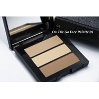 2 Phấn phủ + 1 Kem che khuyết điểm Kiko - ON THE GO FACE PALETTE