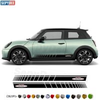 2 Phiên Bản John Cooper Tác Phẩm Cửa Bên Sọc Miếng Dán Đồ Họa Vinyl Decal Cho MINI Hatch 2024 2025 J01 F66 F65 F67 JCW
