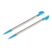 2 Piece Metal Retractable Touch Screen Stylus Pen for - Blue