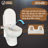 [2 sản phẩm ] Vòi xịt vệ sinh thông minh gắn bồn cầu Bumia bidet Bm-02