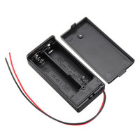 2 Slots AA Battery Box Battery Holder Board with Switch for 2 x AA Batteries DIY kit Case