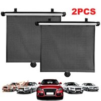 2 Tấm Che Nắng Ô Tô Con Lăn 15 Inch Lưới Cách Nhiệt Mùa Hè Bóng Kính [icebeauty888.vn]