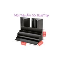 2 Tấm tiêu âm góc Basstrap StudioFoam Metro-3 .Kích thước 1 Tấm 30x30x50cm.Black